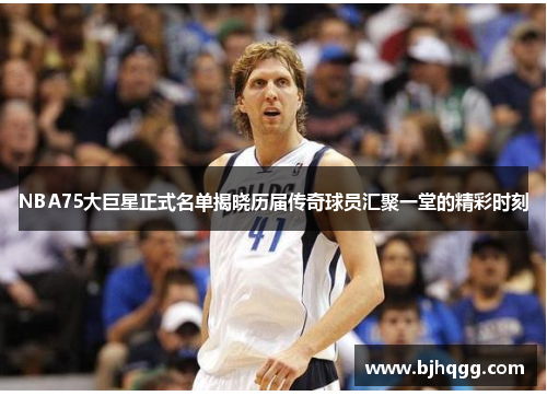 NBA75大巨星正式名单揭晓历届传奇球员汇聚一堂的精彩时刻